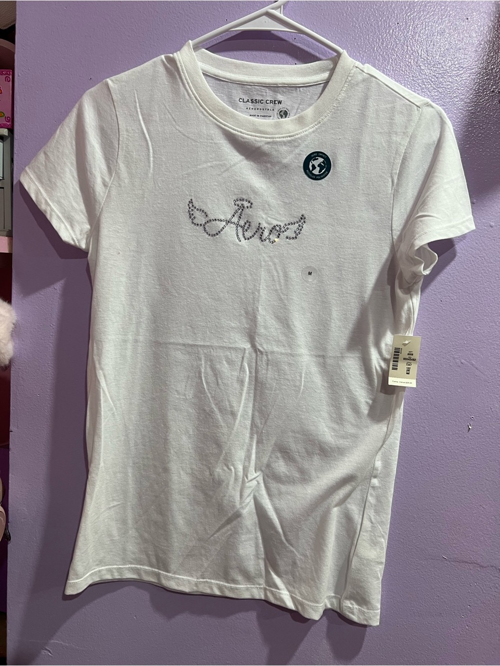 Aeropostale Classic Crew Graphic Short Sleeve Tee Size Medium NWT (6 shirts)